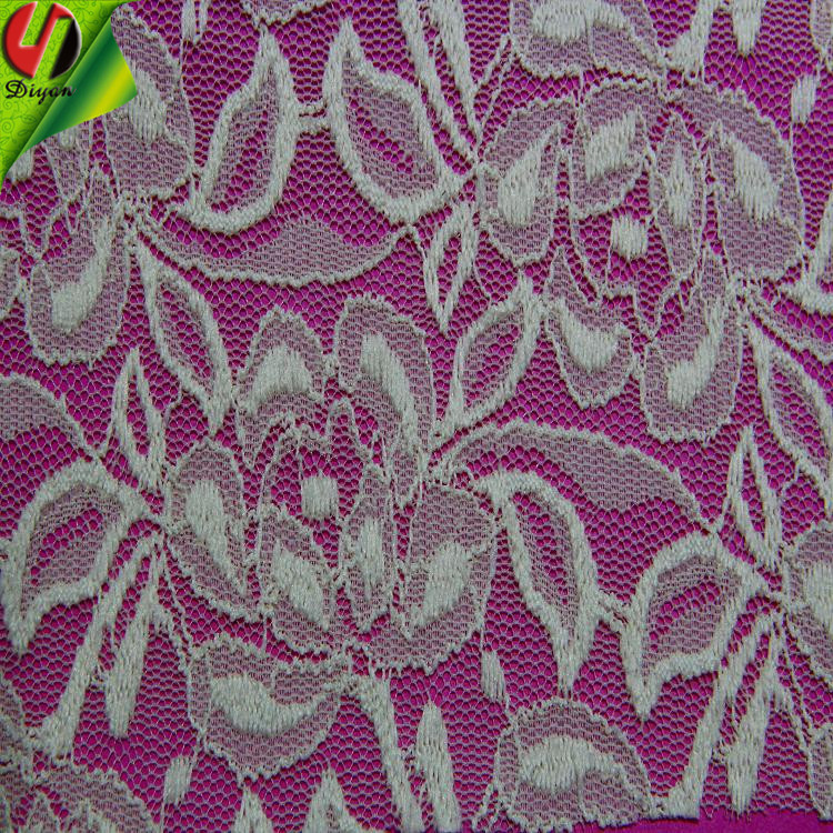 【地盐针织】专业生产棉线蕾丝弹力面料 6170# 服装服饰面料