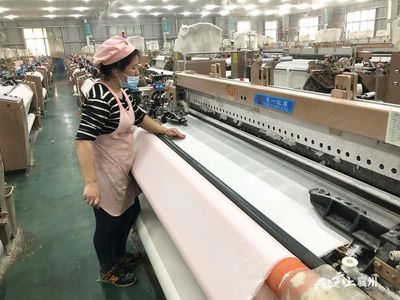 金恒昌纺织:生产、建设两不误 订单排到5月份